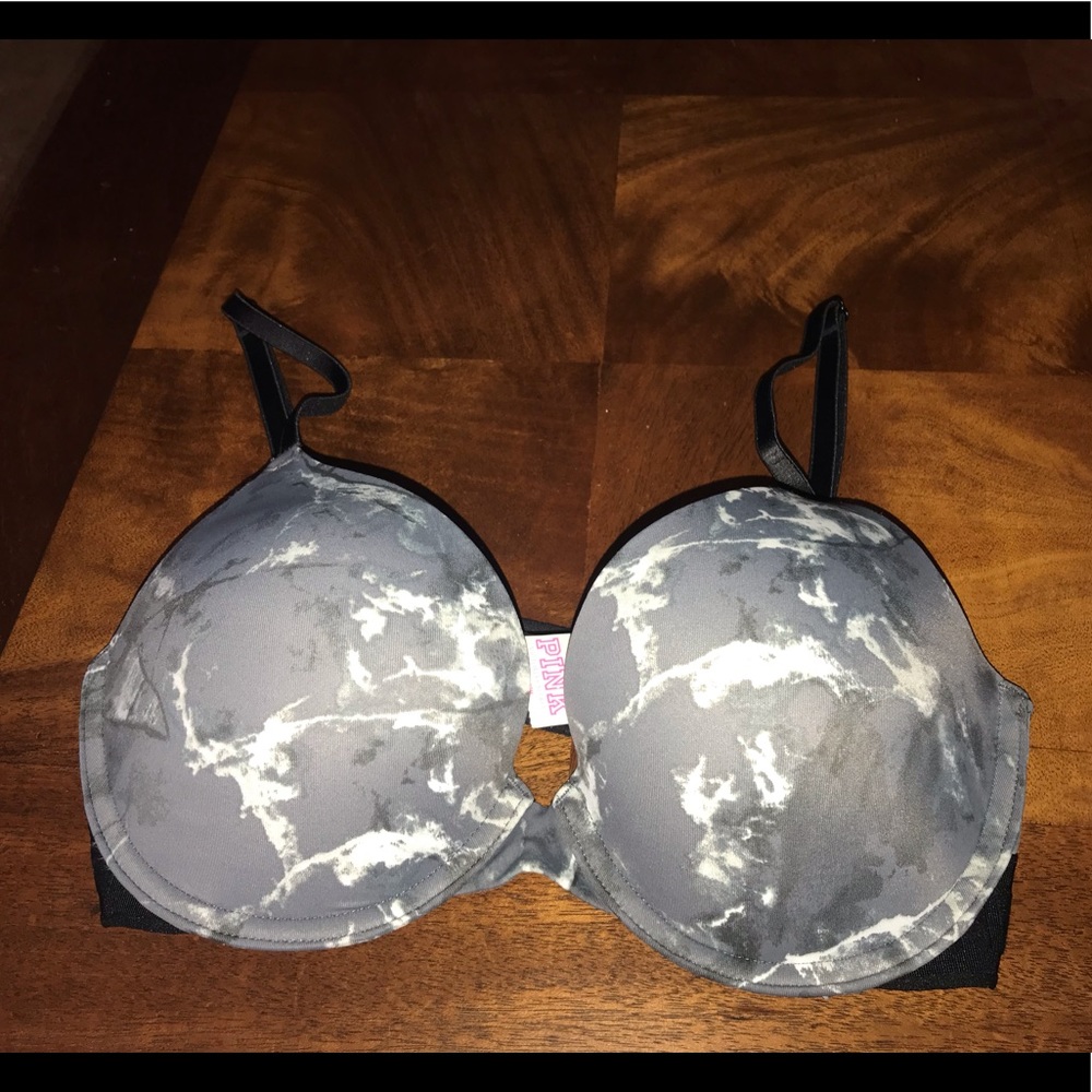 PINK Marble Bra 32D